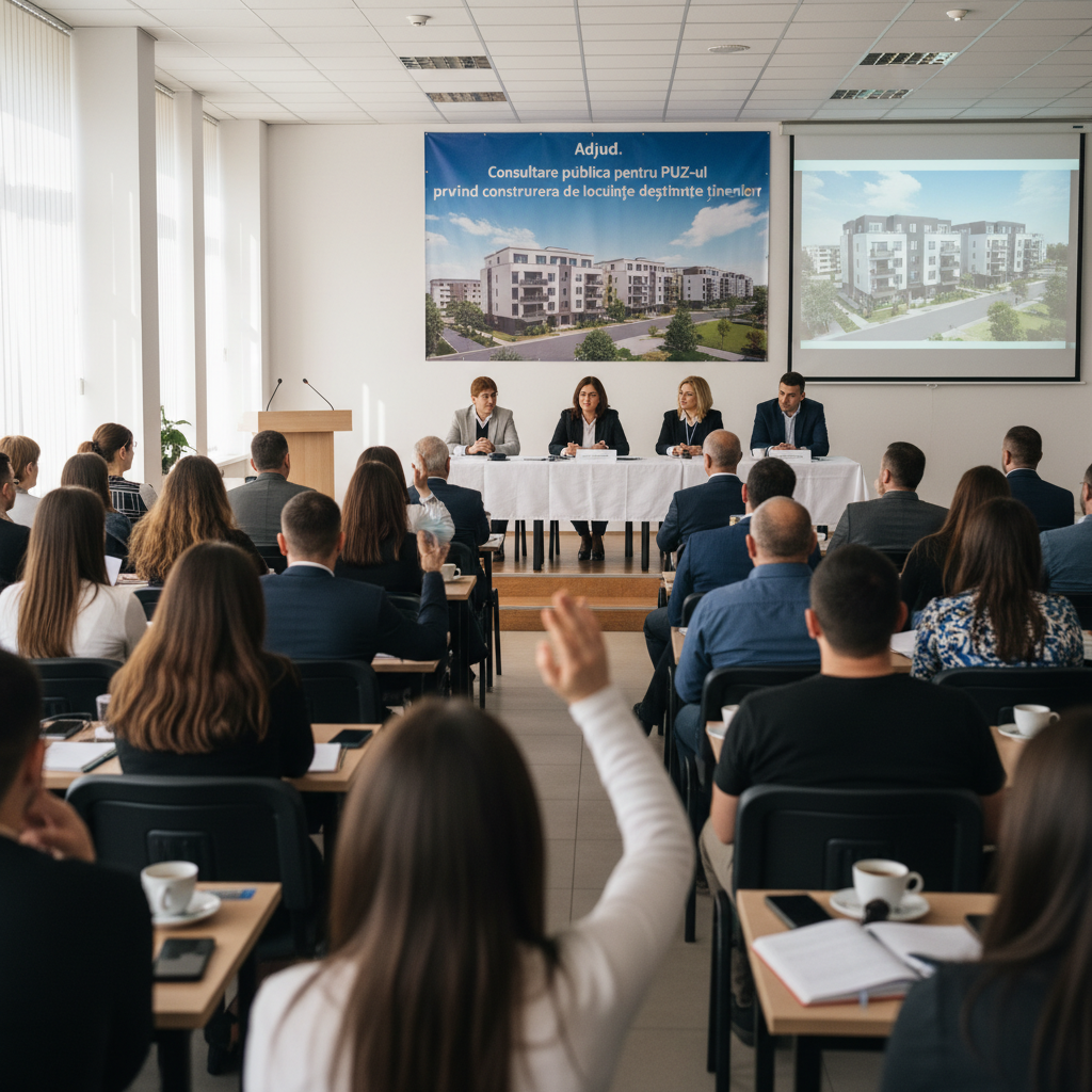 Consultare Publică pentru PUZ-ul Locuințelor Destinate Tinerilor