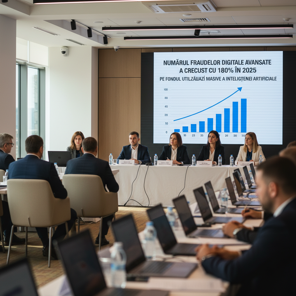 Creștere cu 180% a fraudelor digitale avansate în 2025, pe fondul exploatării masive a Inteligenței Artificiale