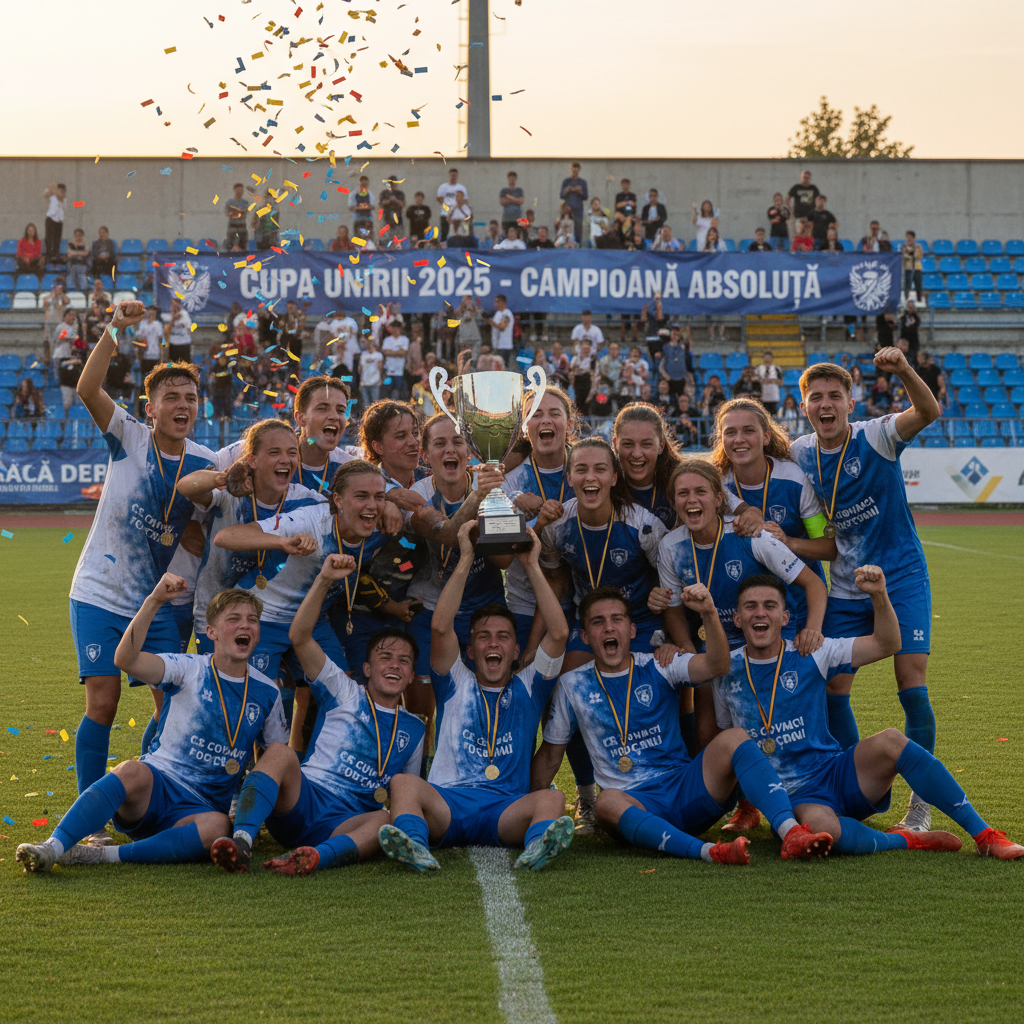 CS Covaci Junior Focșani, campioană absolută la Cupa Unirii 2025