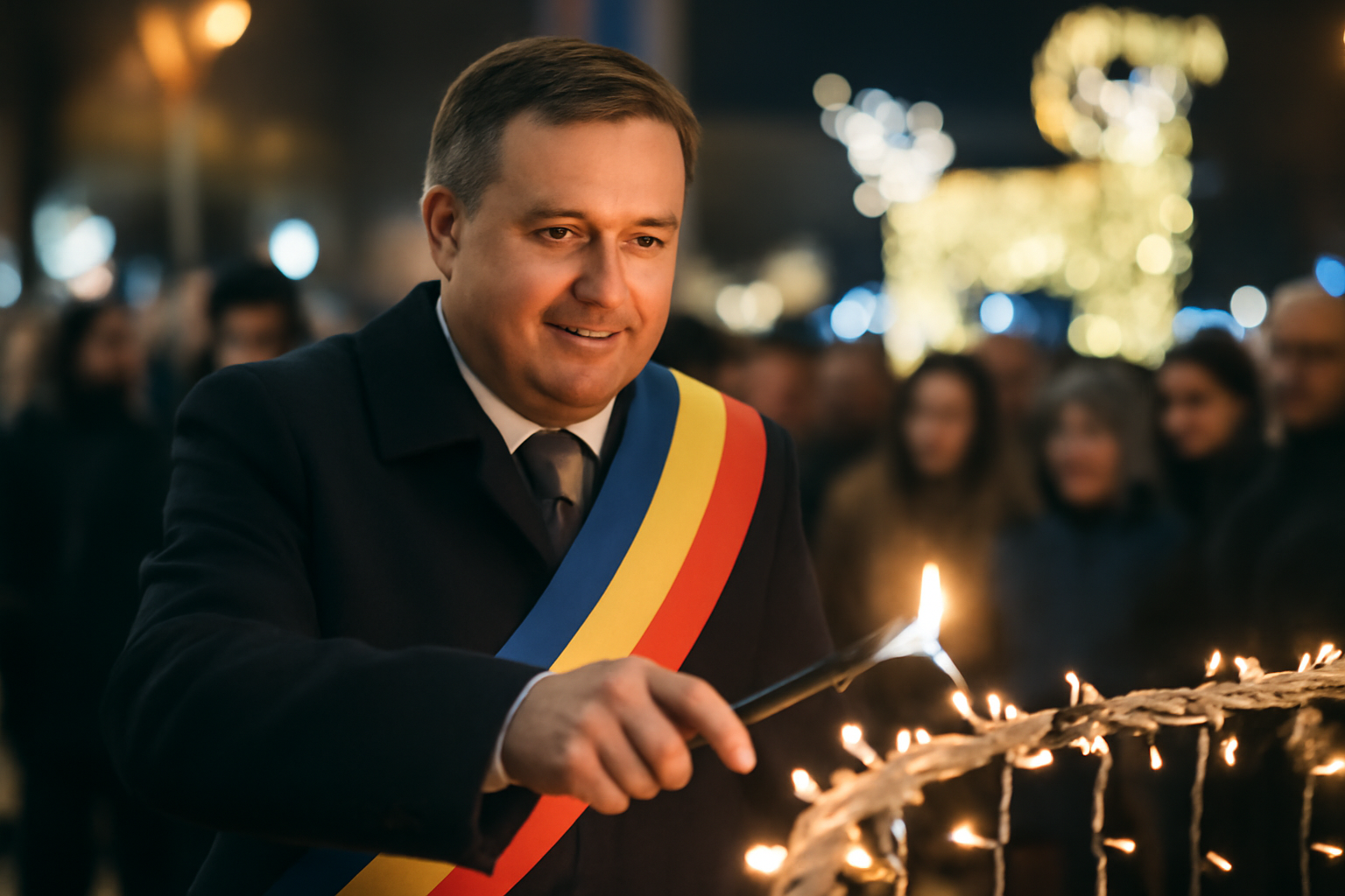 De 1 Decembrie aprindem Luminițele de Sărbători în oraș