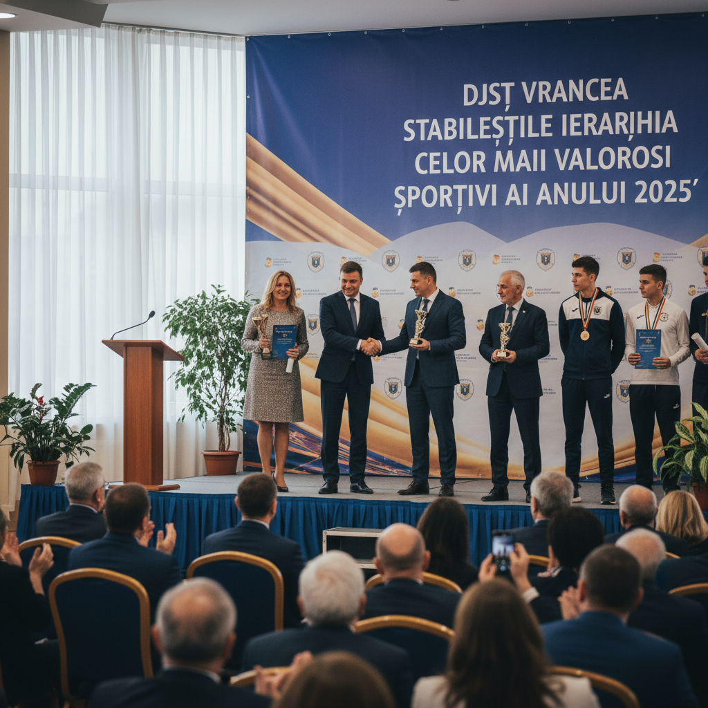 DJST Vrancea anunță clasamentul celor mai buni sportivi ai anului 2025