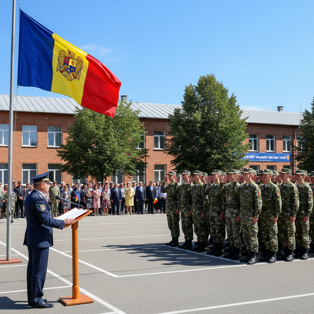 FOTO! Ceremonia jurământului militar la Brigada 8 ROT Alexandru Ioan Cuza din Focșani