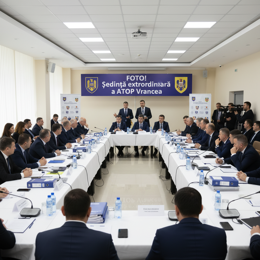 FOTO! Ședință Extraordinară a Comisiei ATOP Vrancea