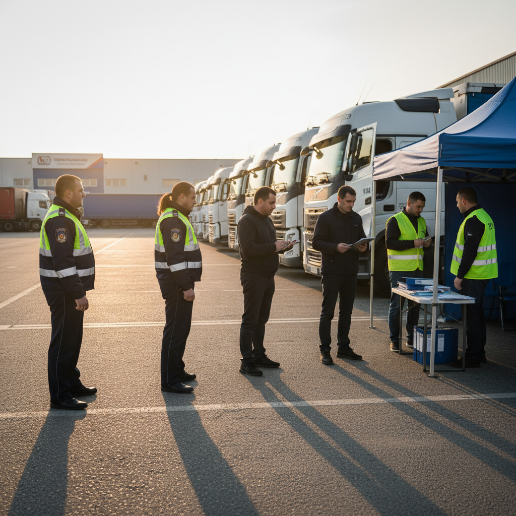 ITM Vrancea desfășoară controale în domeniul relațiilor de muncă din transportul rutier
