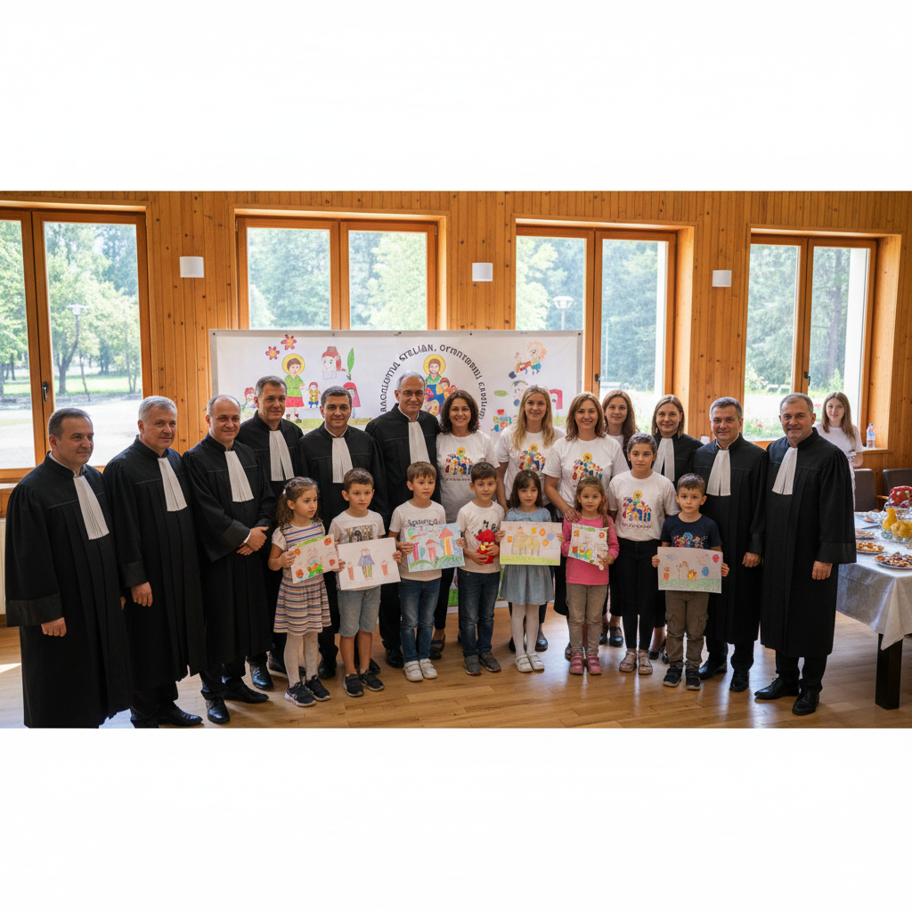 Judecătorii din Vrancea susțin Asociația Sfântul Stelian, ocrotitorul copiilor