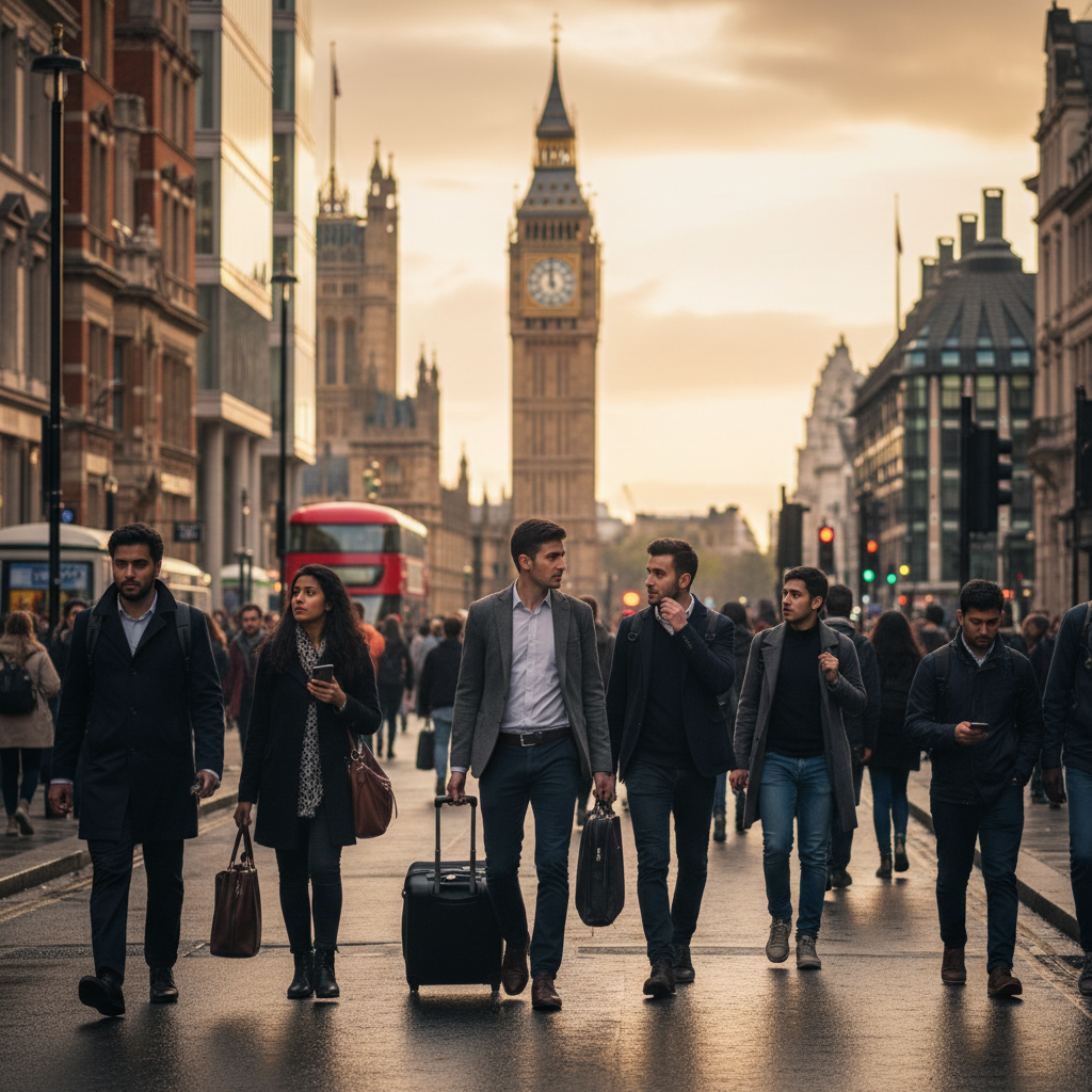 Migrația netă în Marea Britanie a scăzut semnificativ din cauza înăspririi politicilor guvernamentale