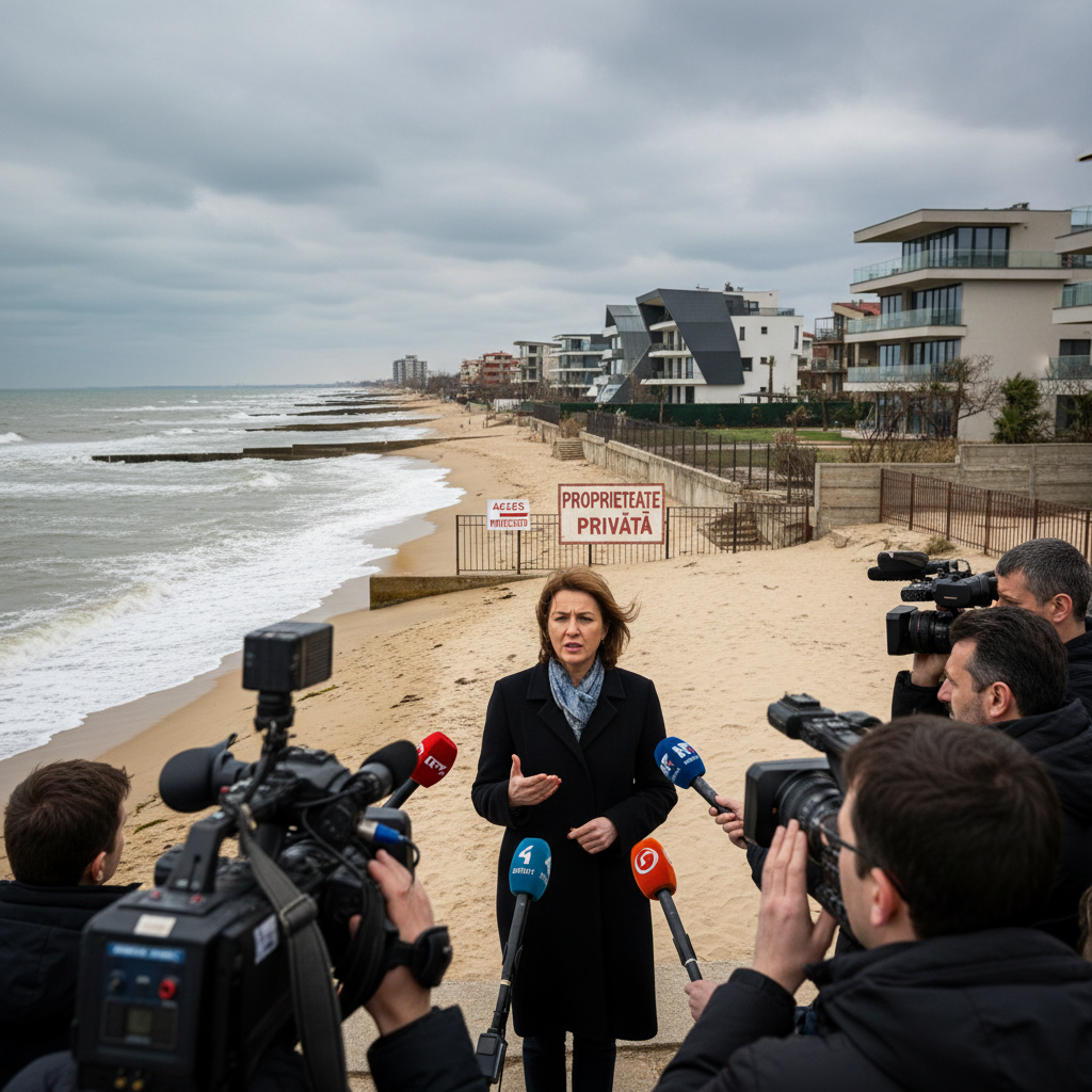 VIDEO! De ce mare parte din litoralul Românesc a devenit proprietate privată? Explicații de la ministra Mediului